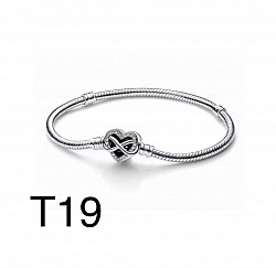 pulsera corazon con infinito